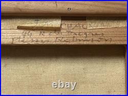 Jean Chauvin (1930-2013) Huile sur toile Veille Signée Tassili 1983