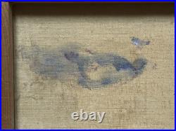 Jean Chauvin (1930-2013) Huile sur toile Veille Signée Tassili 1983