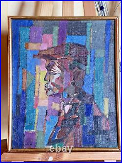Jean Chevolleau (1924-1996) Huile sur toile Portait de Mr Thomasson XX