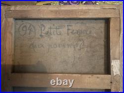 Jean-Claude Sardou (1904-1967) Huile sur toile Signée XX