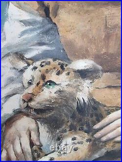 Jean Denis Maillart tableau huile sur toile (1913-2004)