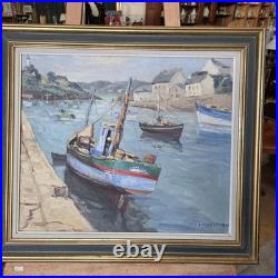 Jean Laperdrix 1912-2005 Huiles Sur Toile Marine peinture tableaux bateaux mer