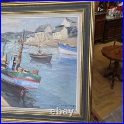 Jean Laperdrix 1912-2005 Huiles Sur Toile Marine peinture tableaux bateaux mer