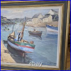 Jean Laperdrix 1912-2005 Huiles Sur Toile Marine peinture tableaux bateaux mer