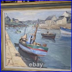 Jean Laperdrix 1912-2005 Huiles Sur Toile Marine peinture tableaux bateaux mer