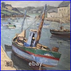 Jean Laperdrix 1912-2005 Huiles Sur Toile Marine peinture tableaux bateaux mer