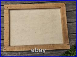 Jean Rambinintsoa (1899-1986) Village Anime Tableau Malgache Madagascar HST