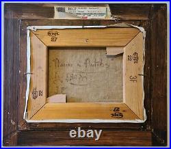 Jean SARDI (Né en 1947) Marine à Antibes Huile sur Toile Cadre DELF