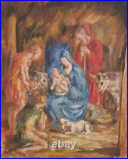 Jean Serrière Huile sur toile ep. André Marchand Savin Picasso Marinot