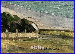 Jim Eugène SEVELLEC (1897-1971) Camaret-sur-Mer plage du Verilhac Bretagne