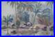 Johan Pootjes (1882-1944) (02) huile sur toile sans châssis Tjipanas