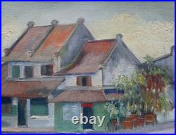 Johan Pootjes (1882-1944) (64) huile sur toile sans châssis paysage