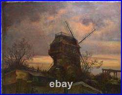 Jules Félix Brien (1871-1945). Moulin de la Galette à Montmartre Jules Félix Brien (1871-1945). Moulin de la Galette à Montmartre