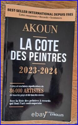 KLEYMAN Tableau 81x65 Côte AKOUN Elégante au fume cigarettes Direct Artiste