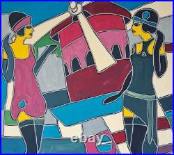 KLEYMAN Tableau Paris XXL 81x65 Les Folles Nuits Parisiennes Direct Artiste
