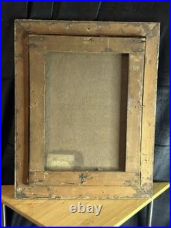 L. Besson Huile sur toile Paysage architectural Vue de ruine Début XXème