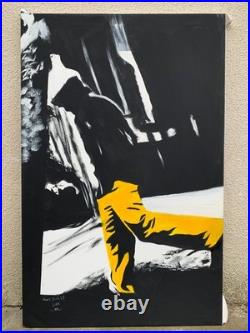 L'Homme au Pantalon Jaune Poppy Black 27 Format 90cmx142cm