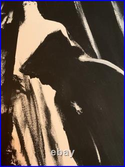 L'Homme au Pantalon Jaune Poppy Black 27 Format 90cmx142cm