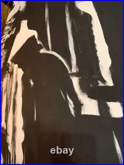 L'Homme au Pantalon Jaune Poppy Black 27 Format 90cmx142cm