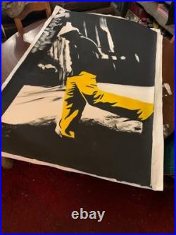 L'Homme au Pantalon Jaune Poppy Black 27 Format 90cmx142cm