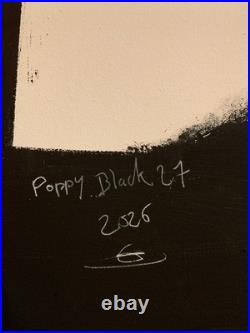 L'Homme au Pantalon Jaune Poppy Black 27 Format 90cmx142cm