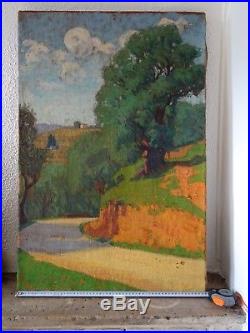 La Corse Des Peintres-puissant Paysage Post-impressionniste Signé-années 1910/20
