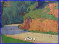 La Corse Des Peintres-puissant Paysage Post-impressionniste Signé-années 1910/20