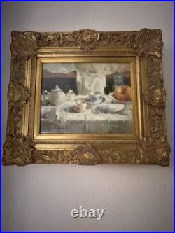 La Table du petit-déjeuner huile sur toile