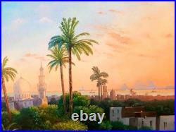 La Vue Du Caire 1870 Ivan Aivazovsky