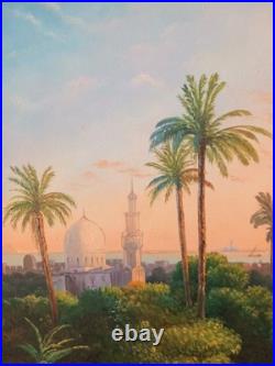La Vue Du Caire 1870 Ivan Aivazovsky