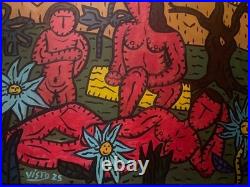 Le Déjeuner Sur L'herbe N 2 Acrylique De 2025 Du Peintre Visto