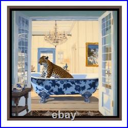 Le Léopard dans la Baignoire Bleue