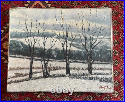 Léonard Borzeix (1876-1964) Huile sur toile Signée Paysage de Corrèze XX