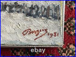 Léonard Borzeix (1876-1964) Huile sur toile Signée Paysage de Corrèze XX