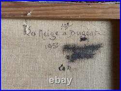 Léonard Borzeix (1876-1964) Huile sur toile Signée Paysage de Corrèze XX