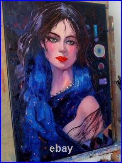 Lidia Tchoumakova Apparition, huile sur toile, 40x60cm, sans cadre