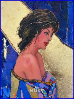 Lidia Tchoumakova Conseiller, huile sur toile, 50x70cm, sans cadre