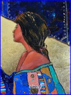 Lidia Tchoumakova Conseiller, huile sur toile, 50x70cm, sans cadre