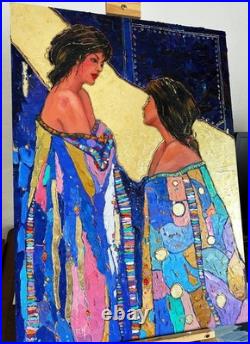 Lidia Tchoumakova Conseiller, huile sur toile, 50x70cm, sans cadre