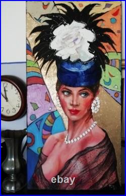 Lidia Tchoumakova Ellen, huile sur toile, 40x80cm, sans cadre