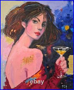 Lidia Tchoumakova Gigliola, huile sur toile, 50x60cm, sans cadre