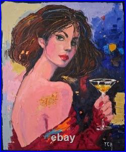 Lidia Tchoumakova Gigliola, huile sur toile, 50x60cm, sans cadre