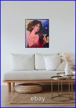 Lidia Tchoumakova Gigliola, huile sur toile, 50x60cm, sans cadre