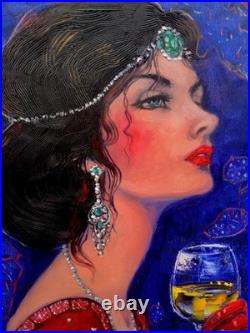 Lidia Tchoumakova Isabel, huile sur toile, 40x60cm, sans cadre