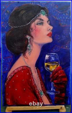 Lidia Tchoumakova Isabel, huile sur toile, 40x60cm, sans cadre