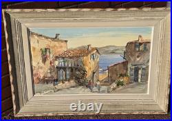 Louis Jacques Vigon Dit Le Vigon Paysage Animé Peinture huile sur toile signée