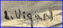 Louis Jacques Vigon Dit Le Vigon Paysage Animé Peinture huile sur toile signée Louis Jacques Vigon Dit Le Vigon Paysage Animé Peinture huile sur toile signée