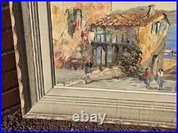 Louis Jacques Vigon Dit Le Vigon Paysage Animé Peinture huile sur toile signée