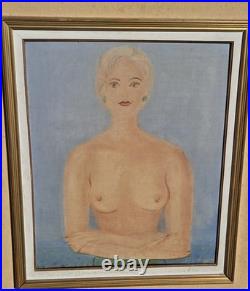 Louis TOUCHAGUES (1893- 1974) Nu Feminin Peinture huile sur toile signée