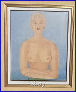 Louis TOUCHAGUES (1893- 1974) Nu Feminin Peinture huile sur toile signée